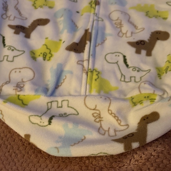 0-9 MONTHS Carter's Dinosaur and Duck Print Sleep Sacks - set of 2 very very cut - Picture 5 of 7